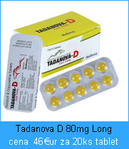 postavenie a oddialenie erekcie liek Tadanova D 80mg