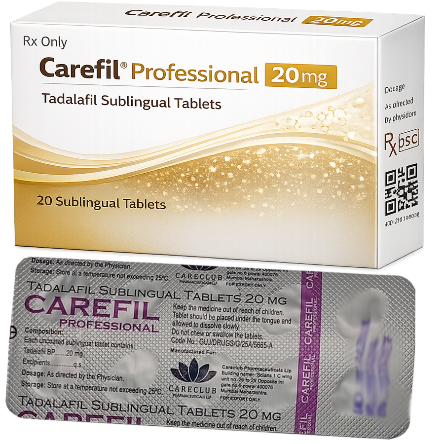 Carefil 20mg Sublingválne tablety